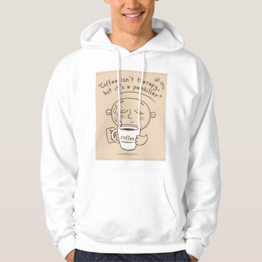 Hoogwaardige Mannen Hoodie met modern design (Voorkant)