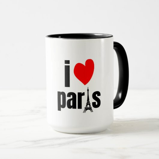 Hoogwaardige Parijs-Mok Mok (Voorkant rechts)