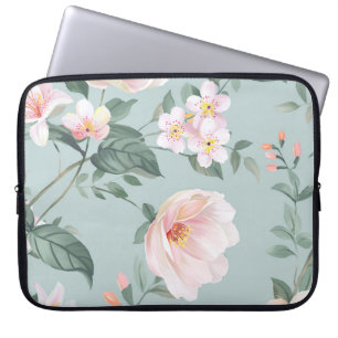 hoogwaardige reeks van diverse waterverf bloemen laptop sleeve