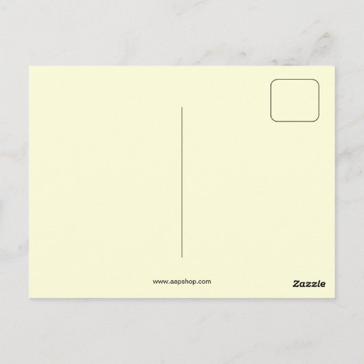 Hoogwaardige retro White Star Coffee en Briefkaart (Achterkant)