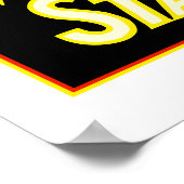 Hoogwaardige retro  White Star Coffee en Poster (Hoek)