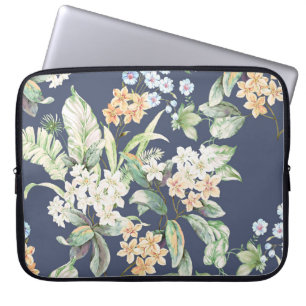 hoogwaardige set van verschillende waterverf flowe laptop sleeve
