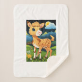 Hoogwaardige vectorkunst" sherpa deken (Voorkant)