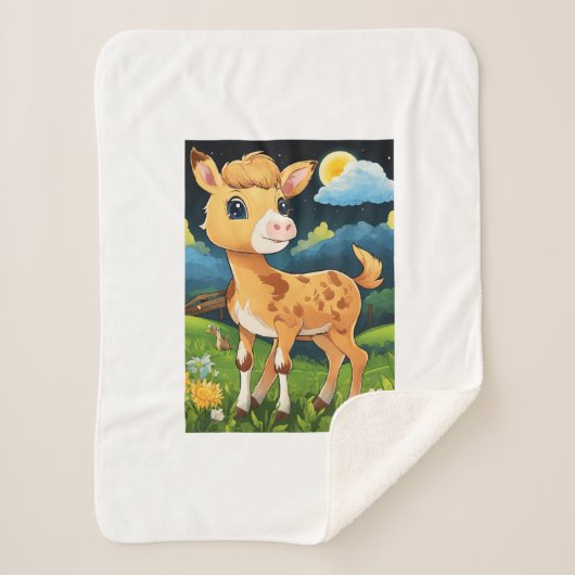 Hoogwaardige vectorkunst" sherpa deken (Voorkant)