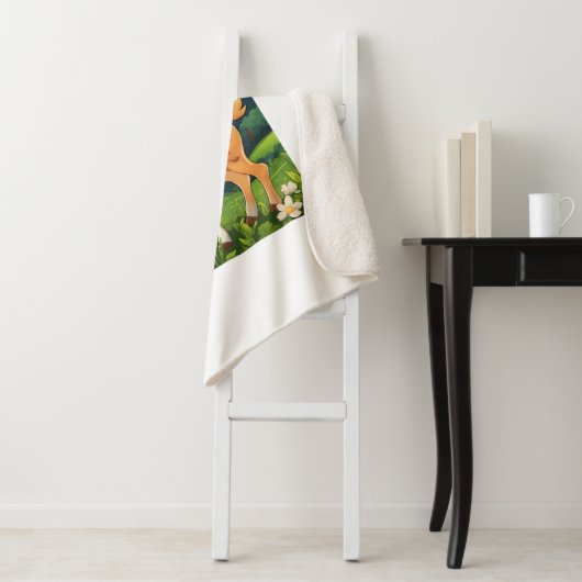 Hoogwaardige vectorkunst" sherpa deken (In situ)