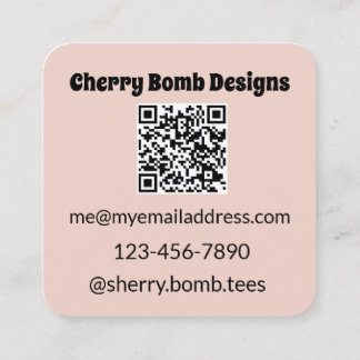 Hoogwaardige visitekaartjes met QR-code