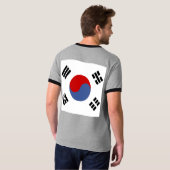 Hoogwaardige vlag Zuid-Korea T-shirt (Achterkant volledig)