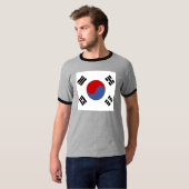 Hoogwaardige vlag Zuid-Korea T-shirt (Voorkant volledig)