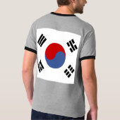 Hoogwaardige vlag Zuid-Korea T-shirt (Achterkant)