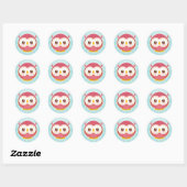 HooHoo Uil Stickers (Vel)