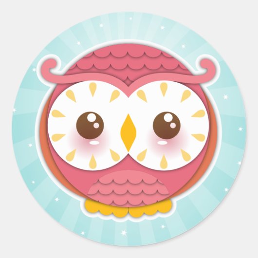 HooHoo Uil Stickers (Voorkant)