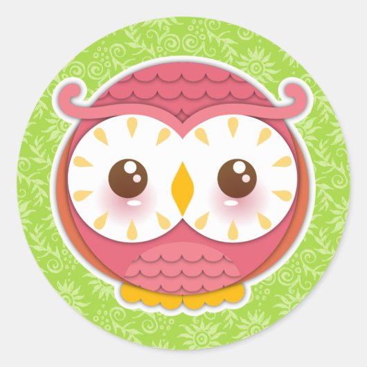 HooHoo Uil Stickers (Voorkant)