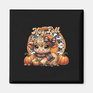 Hooi Daar Pumkin Highland Koe Herfst Herfst Thanks Magneet
