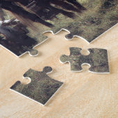 Hooi maken met paarden legpuzzel (Zijkant)