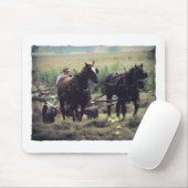 Hooi maken met paarden muismat (Met muis)