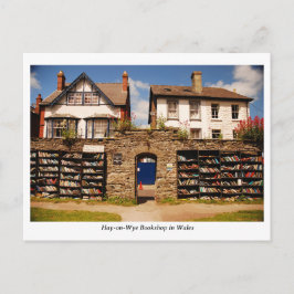 Hooi op Wye Bookshop in Wales Briefkaart