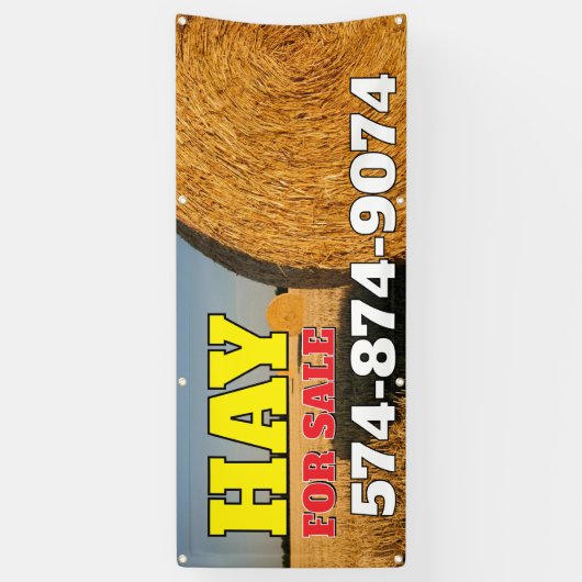 Hooi te koop Aangepaste banner (Verticaal)