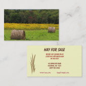 Hooi te koop visitekaartje (Voorkant / Achterkant)