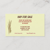 Hooi te koop visitekaartje (Achterkant)