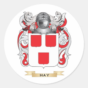 Hooi Wapen (Family Crest) Ronde Sticker