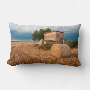 Hooibaal in veld in Provence Kussen