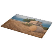 Hooibaal in veld in Provence Snijplank (Hoek)