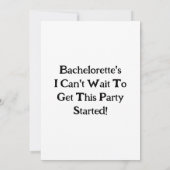 Hooibalen en cocktails Elegant vrijgezellenfeest Kaart (Achterkant)