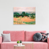 Hooiberg bij Giverny - Claude Monet - 1886 Canvas Afdruk (Insitu (Woonkamer))