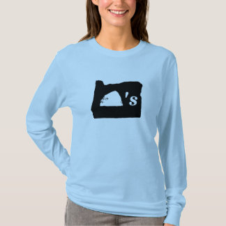 hooiberg met oregonrotsen t-shirt