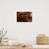 Hooiberg Schuur Vogelverschrikker Scene Poster (Keuken)