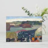 Hooibergen in Bretagne | Paul Gauguin (Staand voorkant)