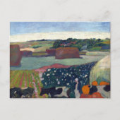 Hooibergen in Bretagne | Paul Gauguin Briefkaart (Voorkant)