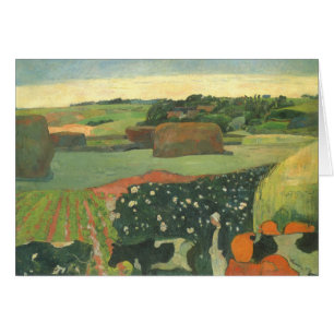 Hooibergen in Bretagne van Paul Gauguin, Vintage K