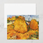Hooibergen in Provence door Vincent van Gogh (Voorkant / Achterkant)