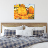 Hooibergen in Provence door Vincent van Gogh Canvas Afdruk (Insitu (Slaapkamer))