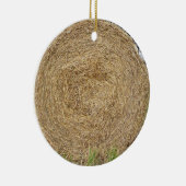 Hooibuis in een veld keramisch ornament (Rechts)