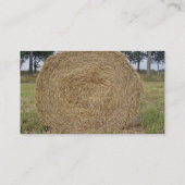Hooibuis in een veld visitekaartje (Achterkant)