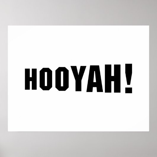 HOOIË! POSTER (Voorkant)