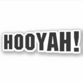 HOOIË! STICKER (Voorkant)