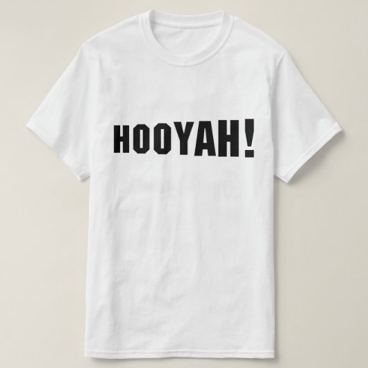 HOOIË! T-SHIRT (Design voorkant)