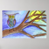 Hooien op de maan poster (Voorkant)