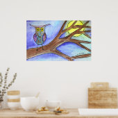 Hooien op de maan poster (Keuken)