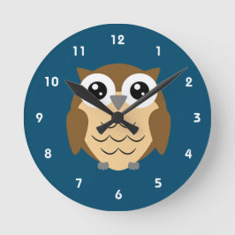 Hooiend design ronde klok