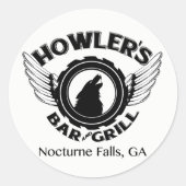 Hooiler B&W sticker (Voorkant)