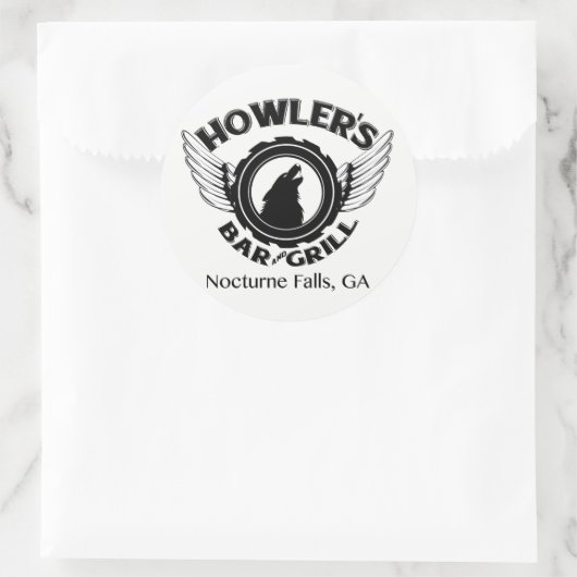 Hooiler B&W sticker (Tas)
