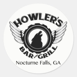 Hooiler B&W sticker