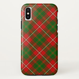Hooirood groen geruit Case-Mate iPhone case