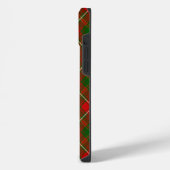 Hooirood groen geruit tartan iPhone hoesje (Linkerkant)