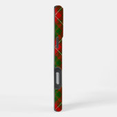 Hooirood-groen tartan geruit iPhone hoesje (Rechterkant)