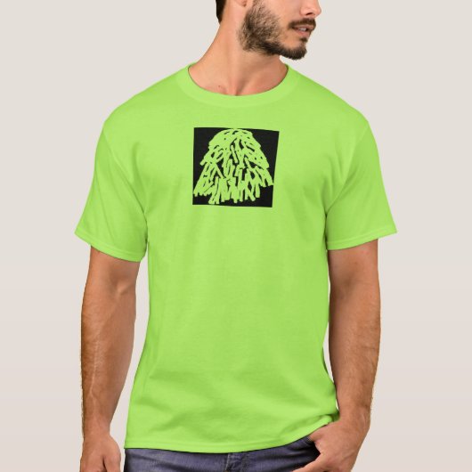 hooistack zwarte logo t-shirt (Voorkant)